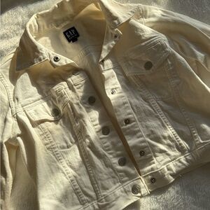 GAP Off-White Denim Jacket